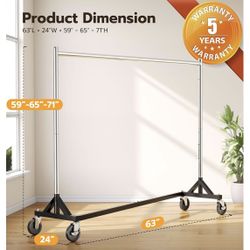 44  Clothing Racks Heavy Duty Z Racks Like New