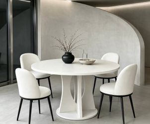 Five-piece stretchable dining table set
