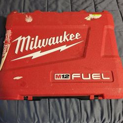 Milwaukee 2404-82 M12 Fuel  Brushless Hammer Drill Used With Battery And Charger