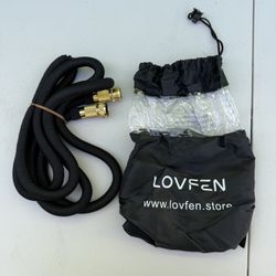 Expandable Garden Hose with Brass Fittings & Storage Bag – Lightweight & Durable