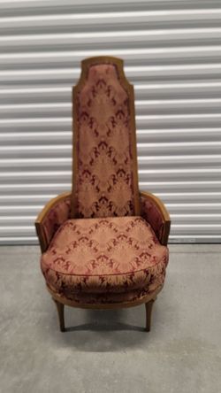 High back chair
