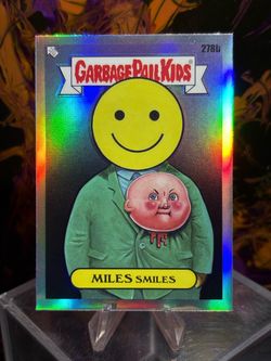 Garbage Pail Kids Miles Smiles 278b Chrome Refractor Card