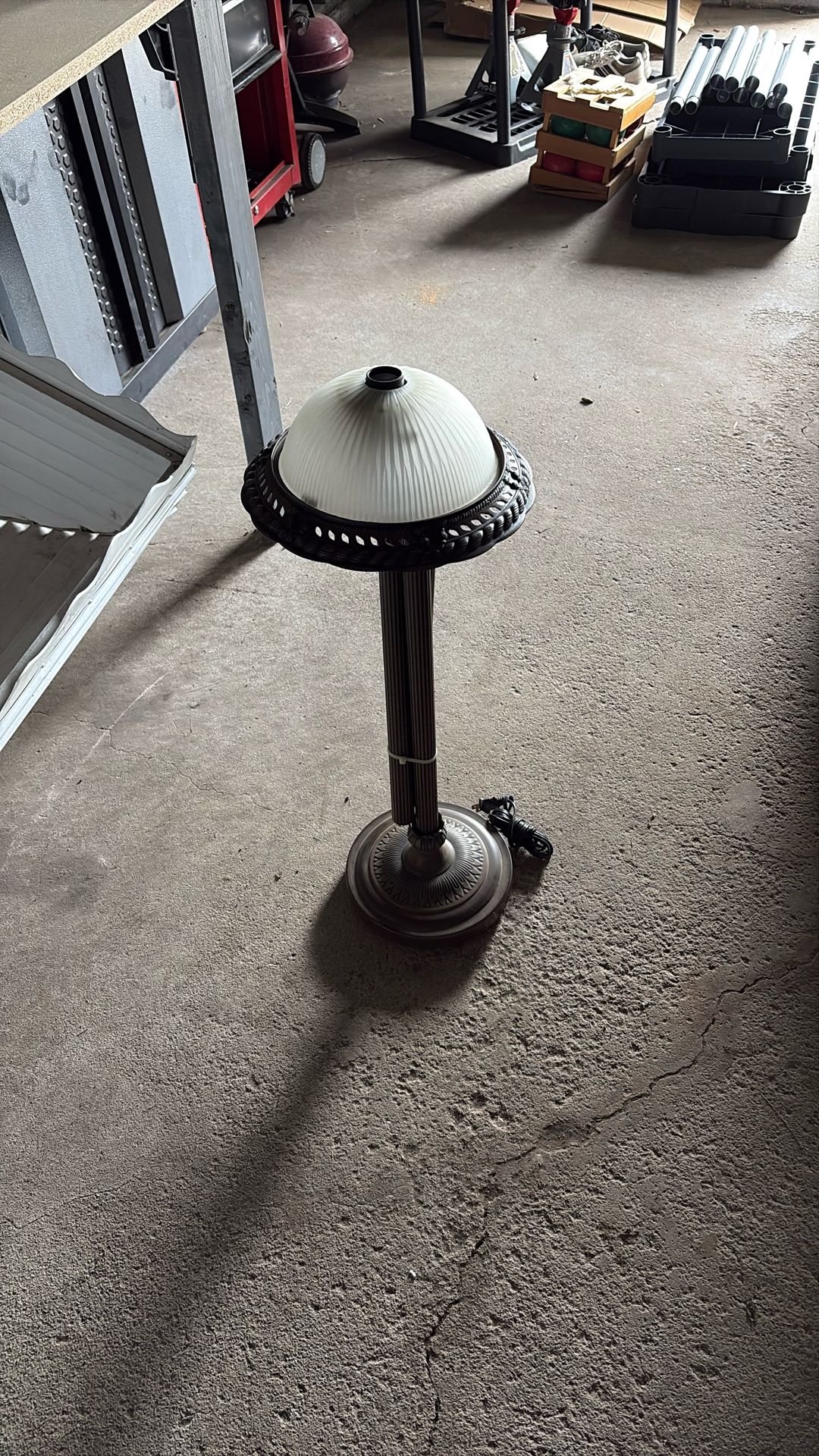 Raw Iron Floor Lamp
