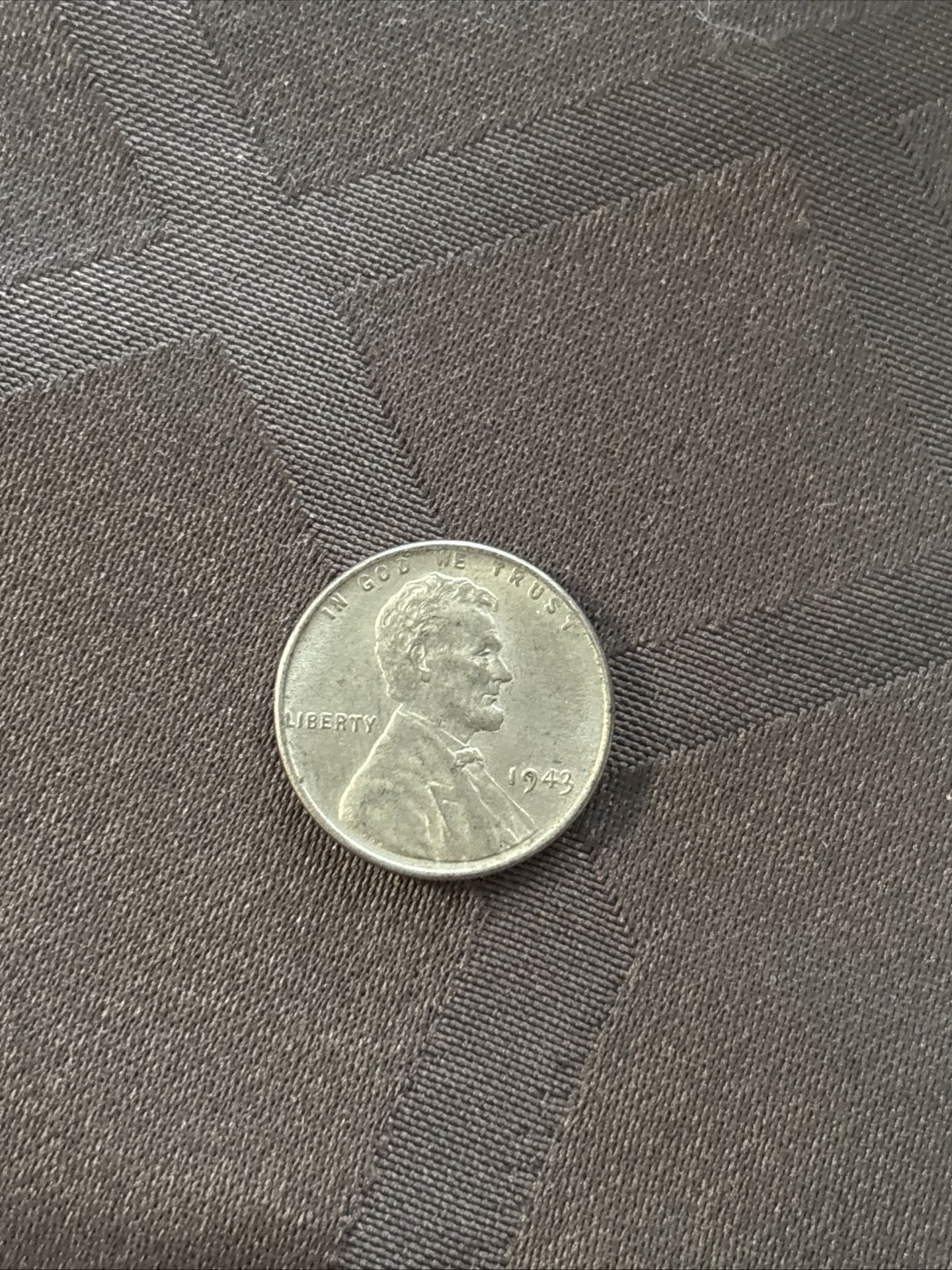 1943 steel wheat penny no mint mark