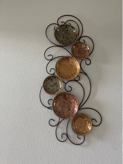 Metal wall decor