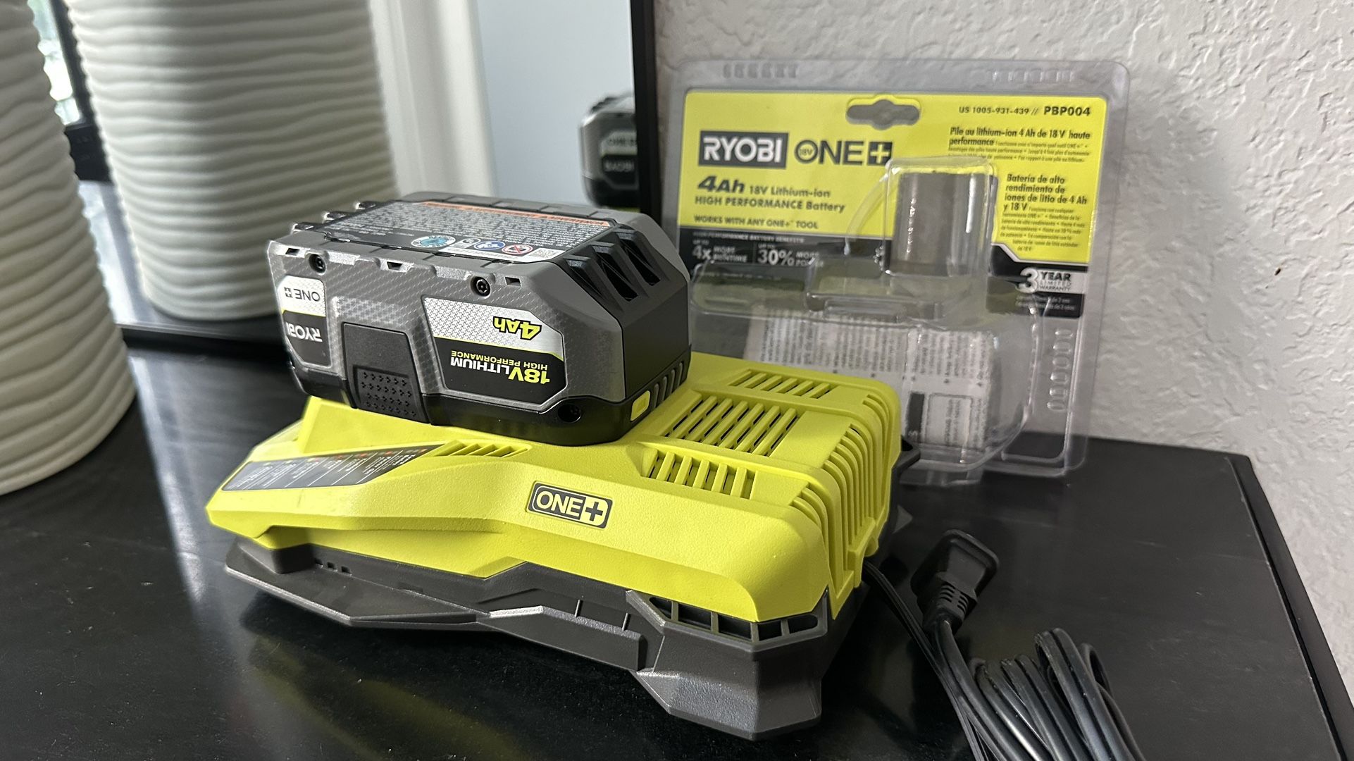 Ryobi Battery 18v And Charger 