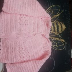 Hand Made Crochet Baby Coat