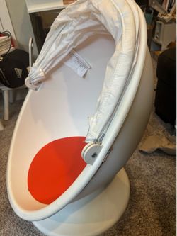 Used IKEA Lomsk kid’s swivel egg chair