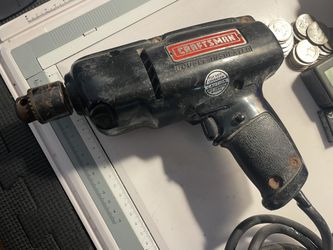 Vintage Craftsman 1/4" Drill 2amp 2000rpm Works Great! 