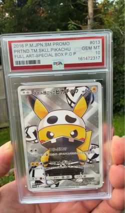 PSA 10 Gem Mint Pikachu Full Art Japanese Promo Card