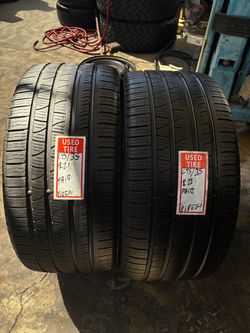 2 Pirelli Used Tires 295/35/21