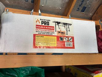 Outdoor range double burner, still in the box