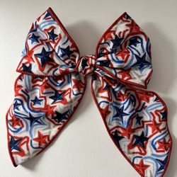 4th Of July Hair Bow 