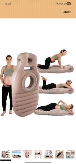 Blow up pregnancy bed
