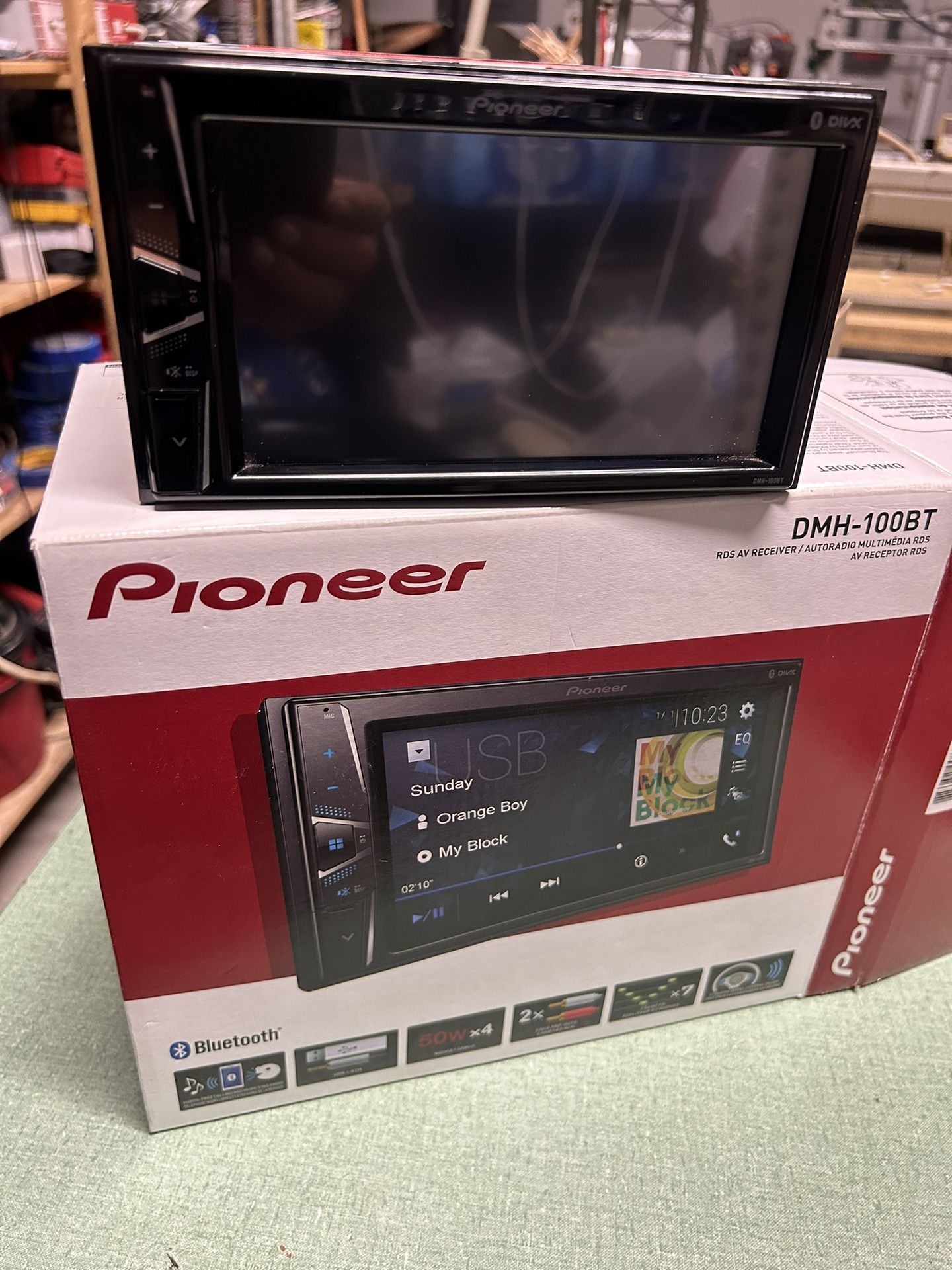 pioneer mdh-100bt with back up camera