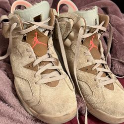 Travis Scott Jordan 6 Khakis 