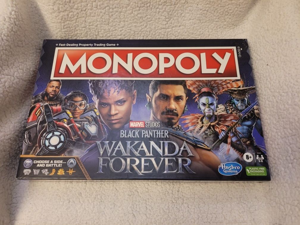 Monopoly Black Panther Wakanda Forever
