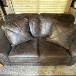 Charcoal Loveseat
