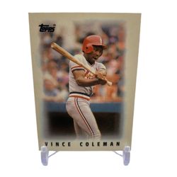 1986 Topps Baseball (MLL) Vince Coleman #60