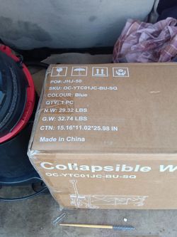 Collapsible foldable wagon