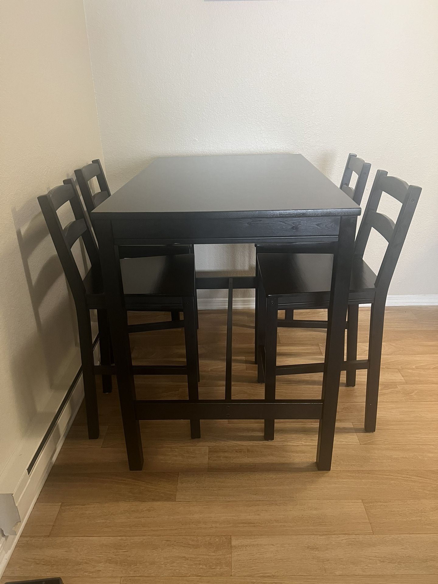 Ikea JOKKMOKK Bar table and 4 bar stools