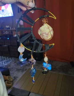 Seashell and Crystal Dream catcher