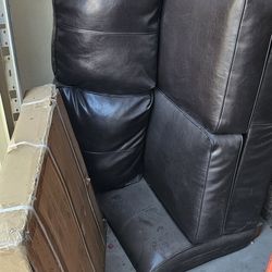 Black Leather Sofa