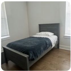 Twin Size Bed + Mattress 