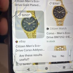 Mens gold Citizen's Watch