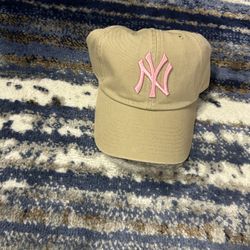 Pink & Tan NY HAT