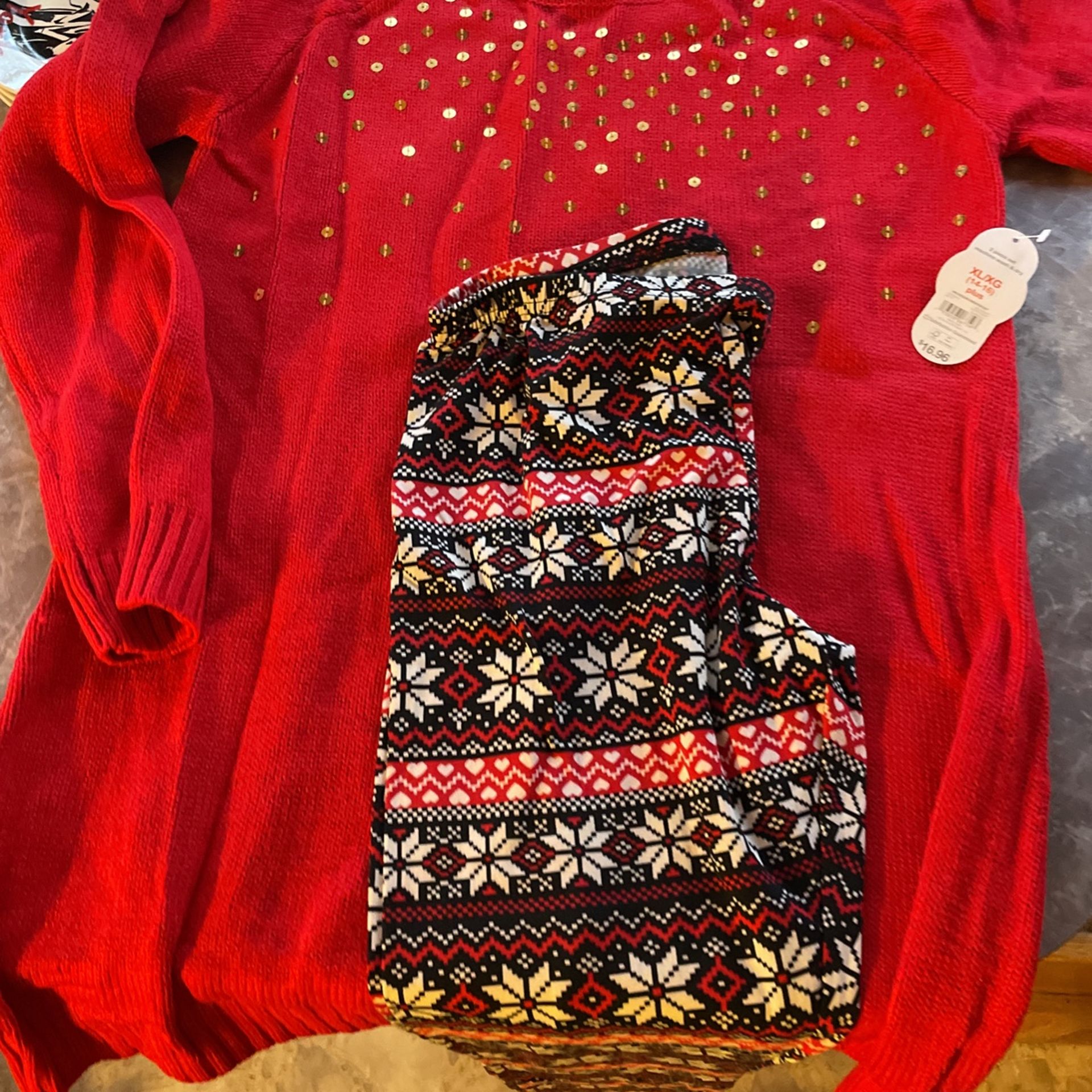 New With Tags Xl Girls Christmas Outfit