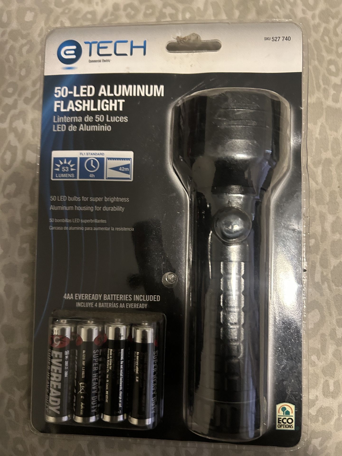 E Tech 50-LED Aluminum Flashlight 