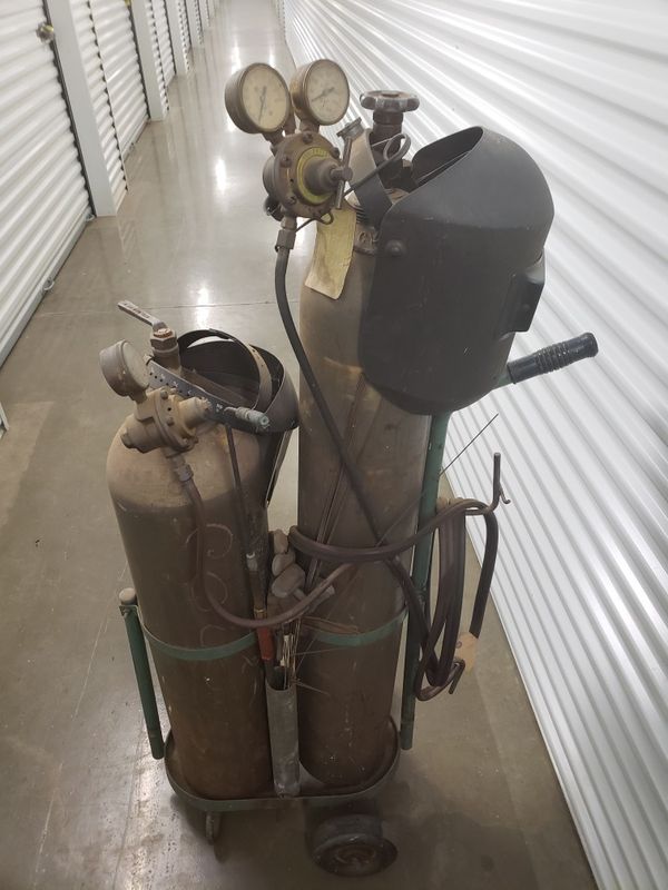 Oxygen acetylene Vintage National welding tanks for Sale in Cypress, TX OfferUp