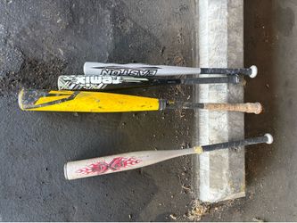 Baseball bats from t-ball up to HS level