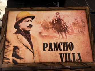 Pancho Villa Wooden Framed Wall art