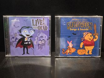 Lot of 2 Halloween CDs Disney Halloween Songs and Sounds and Live From Club Dead