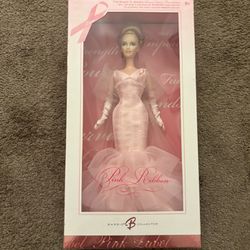 Susan G Kommen Pink ribbon breast cancer awarness barbie