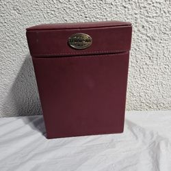 Thompson Co. Leather Travel Humidor Cigar Box 💨✨