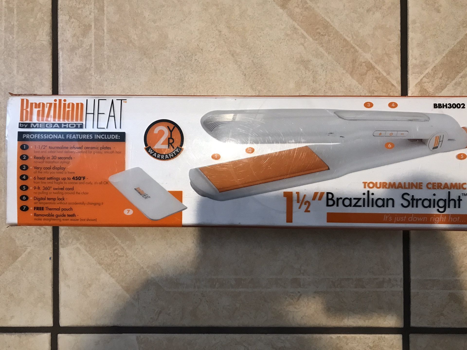 Hair Straightener Brazilian Heat