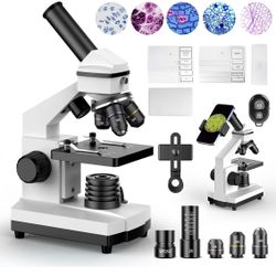100X-2000X High-Power Biological Microscope for Students