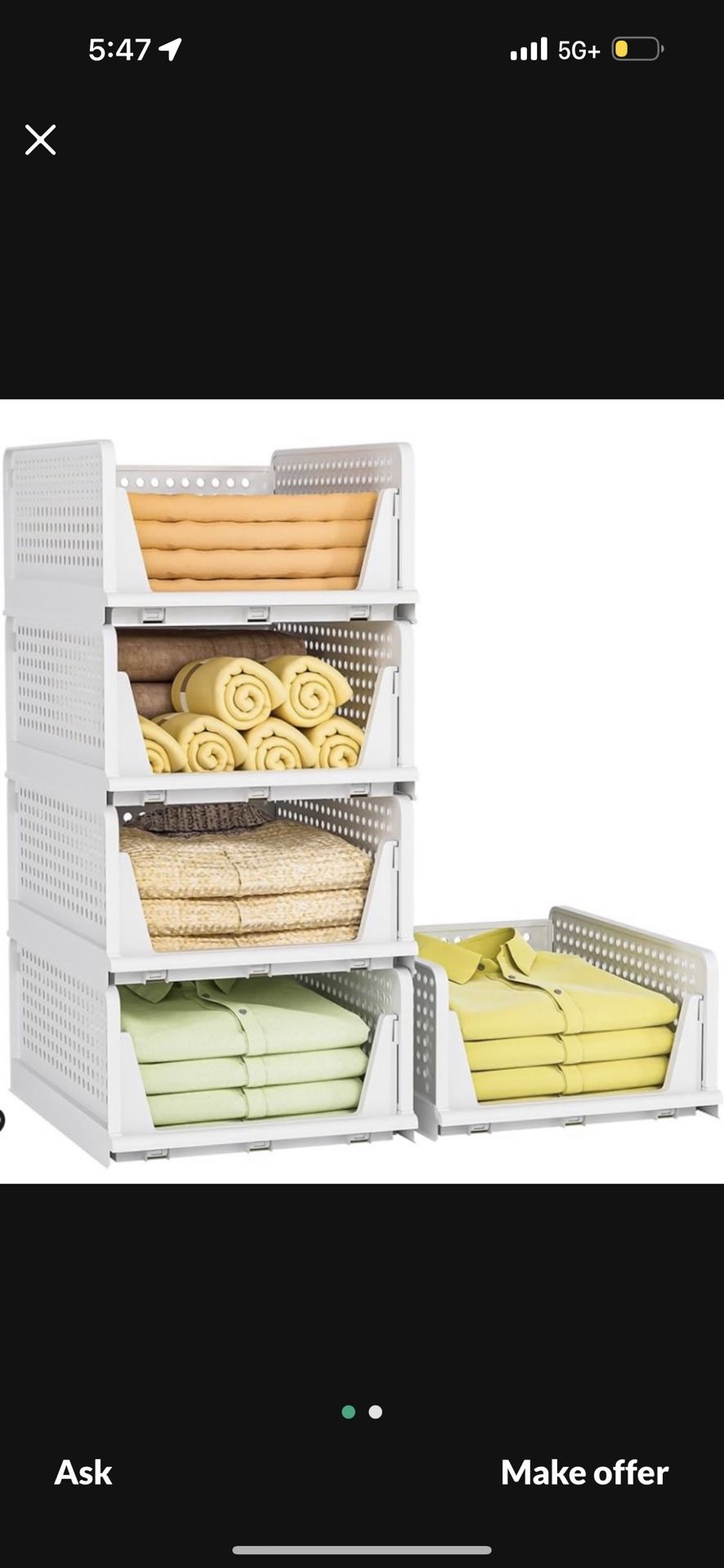Storage Organizer $20 New