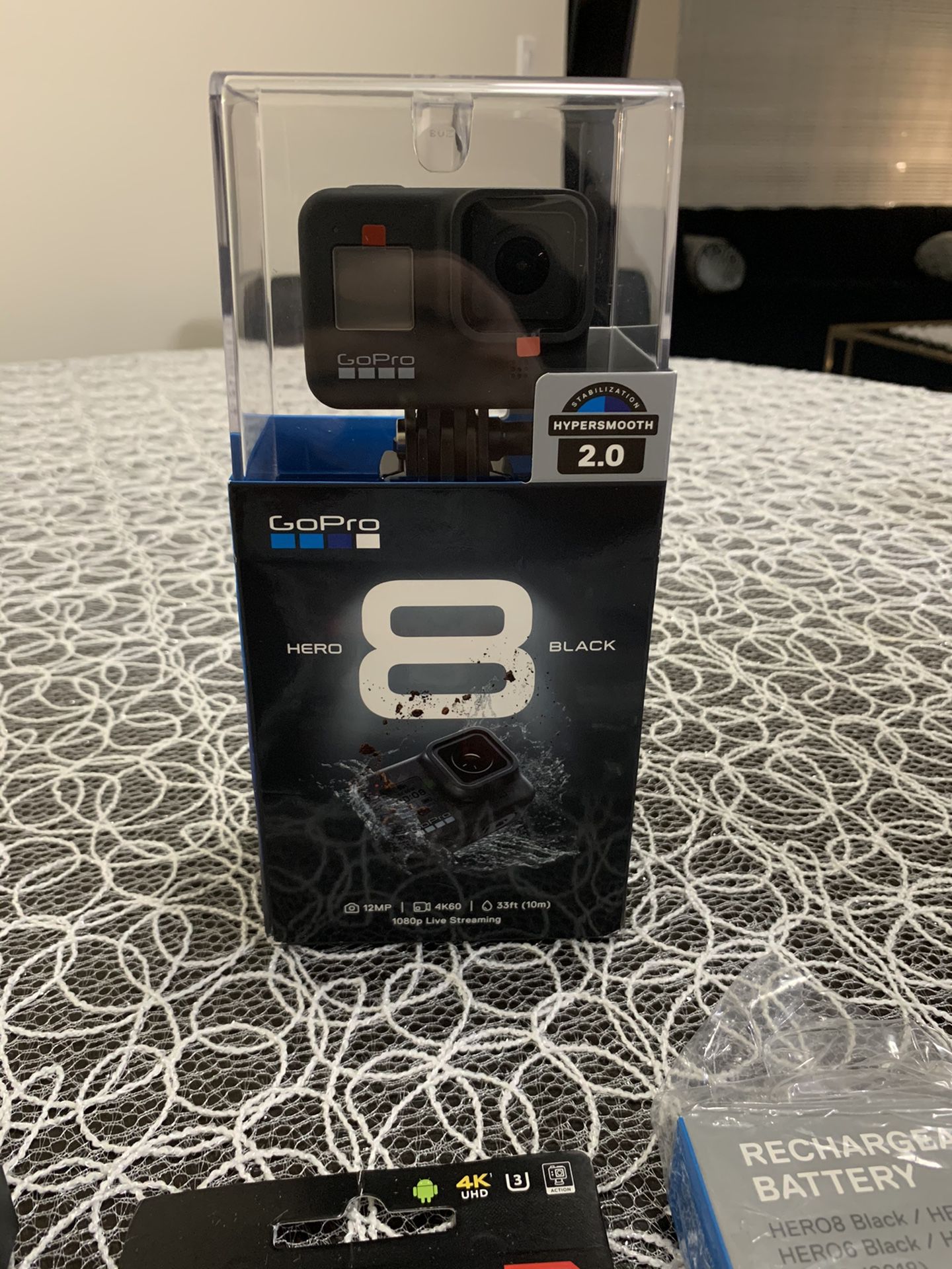GoPro Hero 8 Black and Accesories ( Brand New- Never Used)