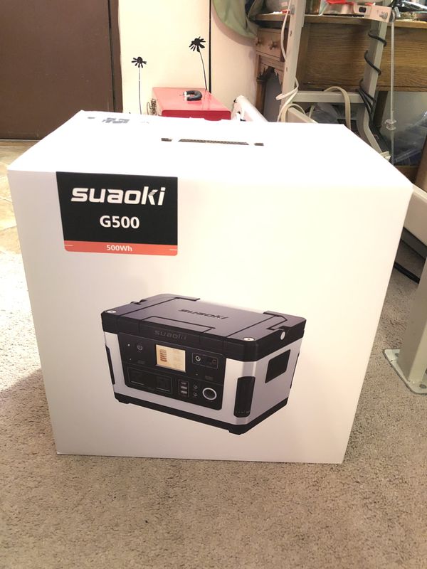 Suaoki G500 500wh 1v Power Station Brand New In Box Warranty For Sale In Troy Il Offerup