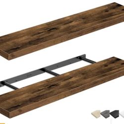 QEEIG Bathroom Shelves 48 inches Long Wall Shelf 
