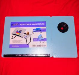 NEW portable adjustable workstation for laptop, phone & tablet