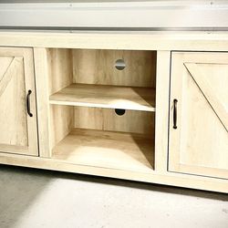 Neelon 58" 2-Door TV Stand - White Oak