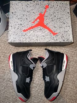 ❤️‍🔥(Worn 2x) ❤️‍🔥Nike Air Jordan 4 Og  “Bred Reimagined” Size 8❤️‍🔥
