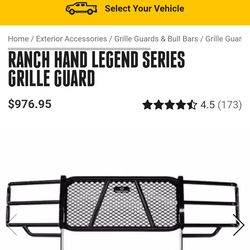 Ranch Hand Grille Guard 2014-2019 Chevy 1500