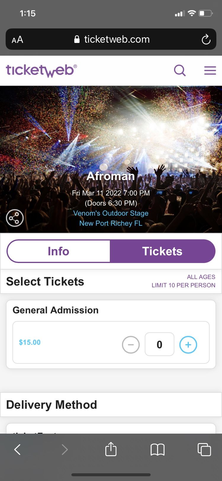 Afroman Tickets