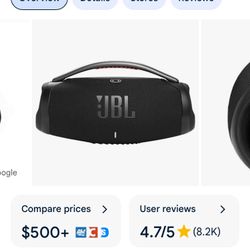 JBL Boombox 3 Portable Bluetooth Speaker